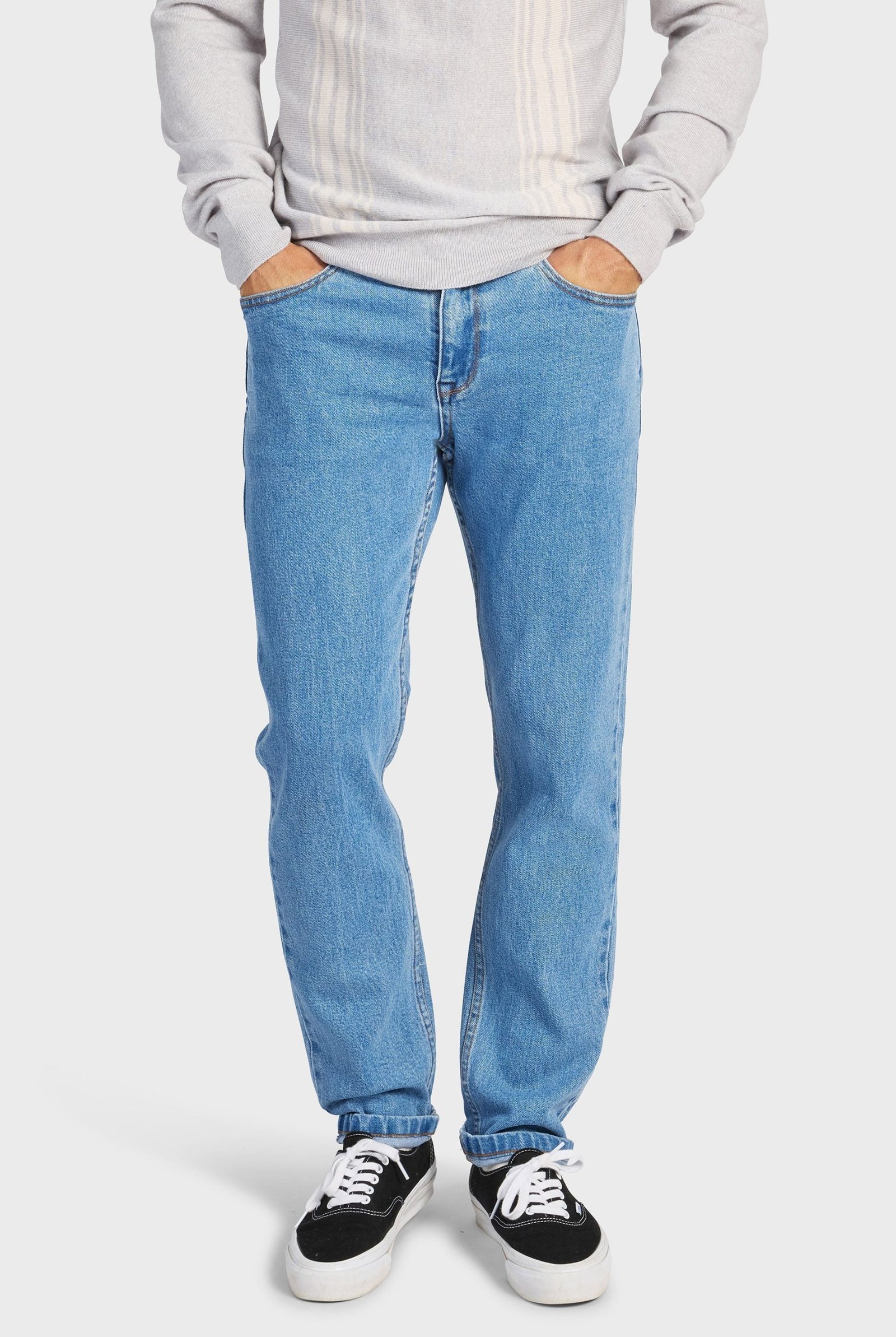 DENISON5POCKETJEAN-MIDWASH-B.jpg Denison 5 Pocket Jean - Image 1