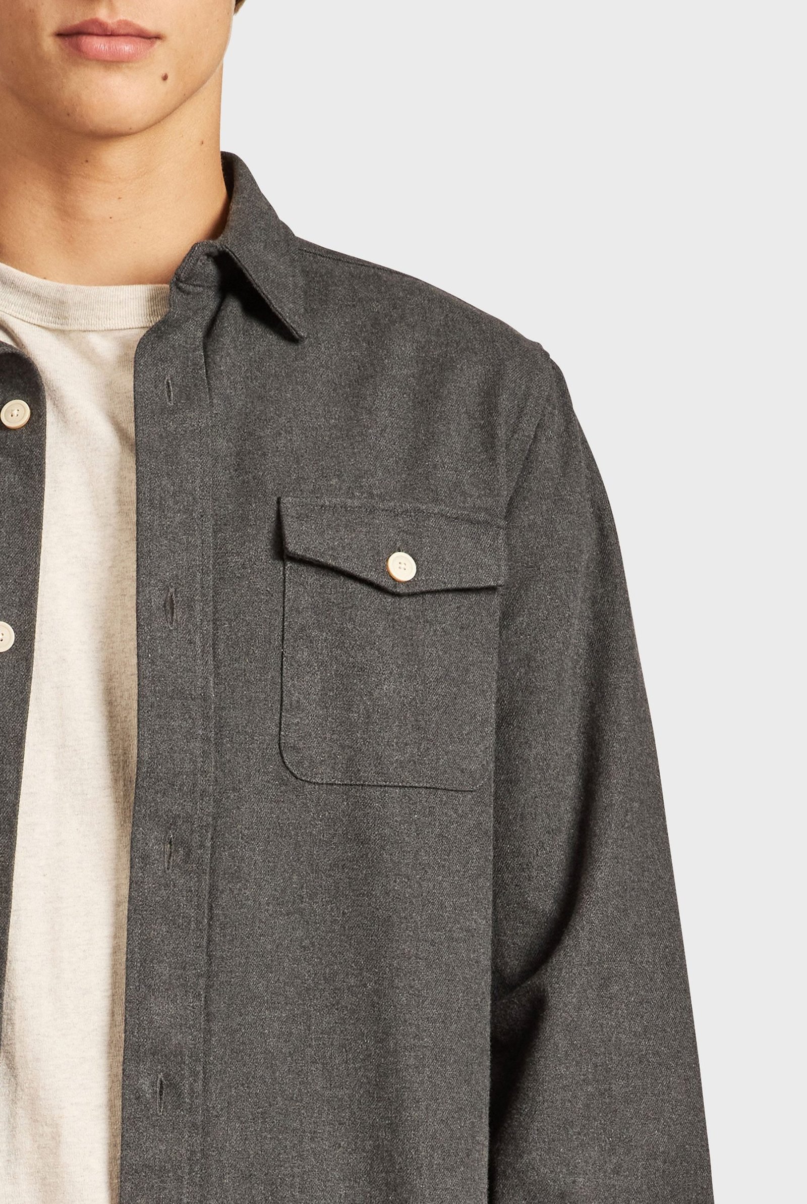 OAKLANDOVERSHIRT-IRONGREY-D.jpg Oakland Overshirt - Image 1